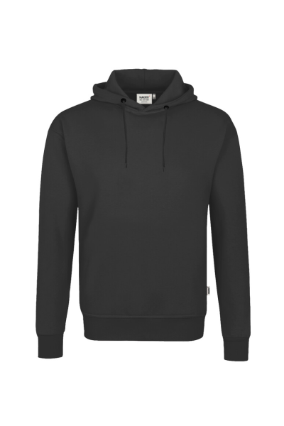 HAKRO Kapuzen-Sweatshirt Bio-Baumwolle GOTS, karbongrau