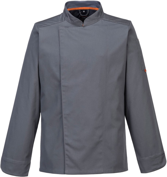 Portwest Kochjacke MeshAir Langarm 838 grau