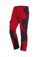 FHB FLORIAN Arbeitshose, rot-schwarz, Gr. 66