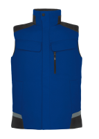FHB HAUKE Arbeitsweste, royalblau-schwarz, Gr. XS