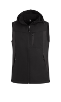 FHB JUSTUS Softshellweste, anthrazit-schwarz, Gr. 2XL