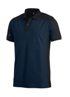 FHB KONRAD Polo-Shirt, marine-schwarz, Gr. L