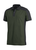 FHB KONRAD Polo-Shirt, oliv-schwarz, Gr. XS
