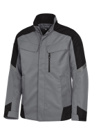FHB LARS Arbeitsjacke, grau-schwarz, Gr. S