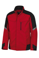 FHB LARS Arbeitsjacke, rot-schwarz, Gr. M