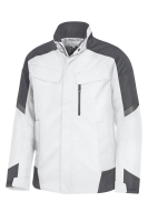 FHB LARS Arbeitsjacke, weisss-anthrazit, Gr. M