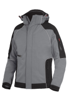 FHB WALTER Softshelljacke, grau-schwarz, Gr. M