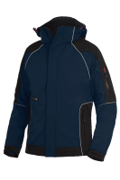 FHB WALTER Softshelljacke, marine-schwarz, Gr. L