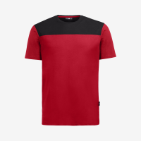 FHB KNUT T-Shirt Herren, rot-schwarz, Gr. 3XL