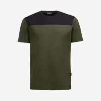 FHB KNUT T-Shirt Herren, oliv-schwarz, Gr. 3XL