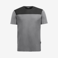 FHB KNUT T-Shirt Herren, grau-schwarz, Gr. XS