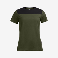 FHB KIRA T-Shirt Damen, oliv-schwarz, Gr. 3XL
