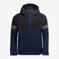 FHB LUCA Regenjacke, marine-schwarz, Gr. 3XL