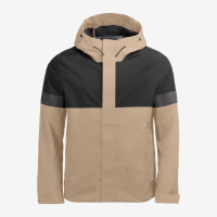 FHB LUCA Regenjacke, beige-schwarz, Gr. XS