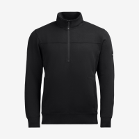 FHB ROB Zip-Sweatshirt, schwarz, Gr. XS