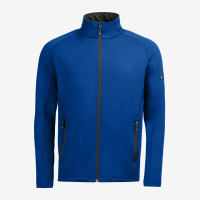 FHB KUNO Fleece-Jacke, royalblau, Gr. XL