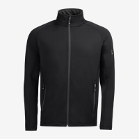 FHB KUNO Fleece-Jacke, schwarz, Gr. M