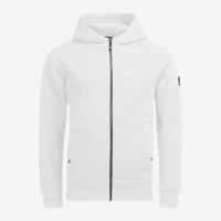 FHB QUENTIN Hoodie Jacke, weiss, Gr. 4XL